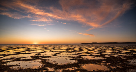 Patagonia sunset reflection