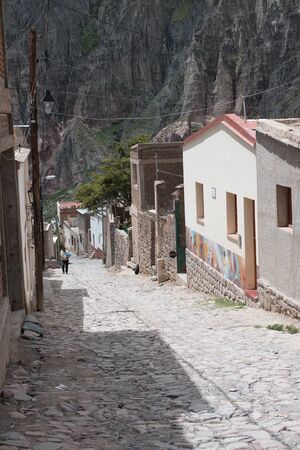 Iruya, Argentina - March 06 2017: A normal day in this town hiden inside the mountains in the province of Salta.のeditorial素材