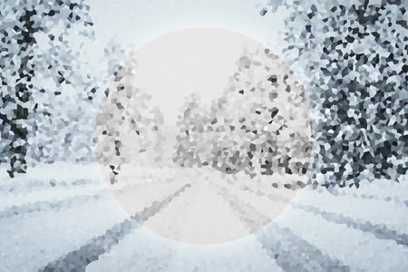 Abstract polygonal background. 3D illustration. Space for text.