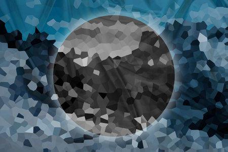 Abstract polygonal background. 3D illustration. Space for text.の写真素材