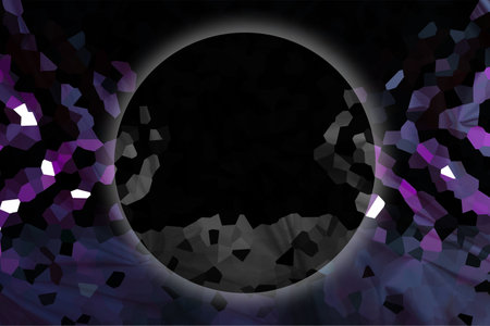 Abstract polygonal background. 3D illustration. Space for text.