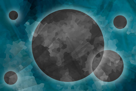Abstract polygonal background. 3D illustration. Space for text.
