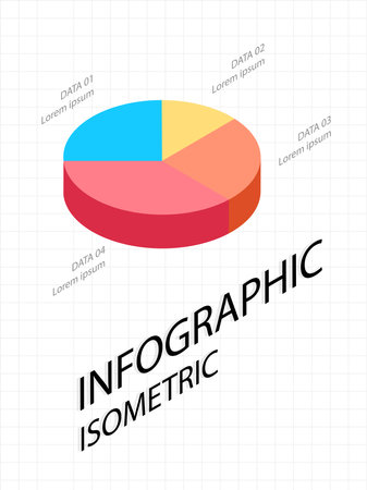 Timeline infographics isometric 3d vector design and marketing icons can be used for layout, workflow, diagram, annual report, web design, business concept with options, steps or pのイラスト素材