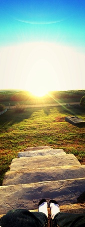 Sunrise along eastern coast of South Africaの素材