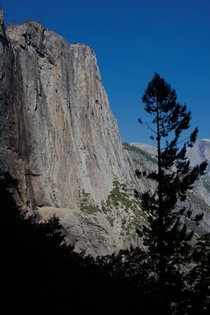 Cliffs in Yosemiteの写真素材