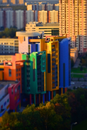 Moscow building  miniature   2 の写真素材