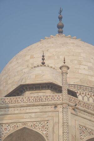 Dome of Taj Mahalの写真素材