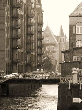 Speicherstadt Hamburgの写真素材