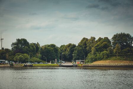 Baltic Sea canalの写真素材