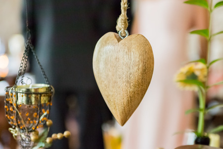 heart woodの写真素材