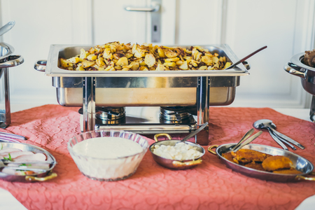 Lunch dinner potatoの写真素材