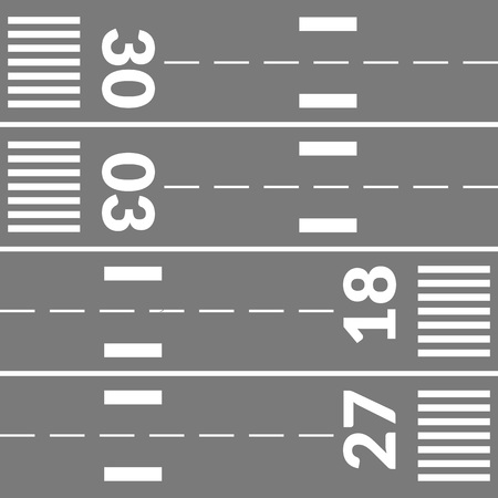 Airport runways partsのイラスト素材