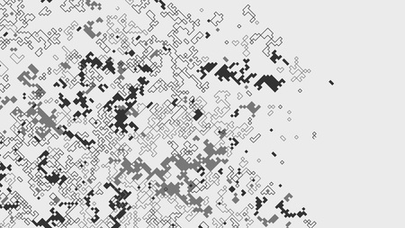 Geometric lines and dots. Line pattern. Modern cube background. Cell abstraction. Connection vector illustration for print and web design. Network black pattern. Organic concept.のイラスト素材