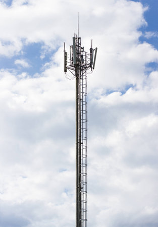 Radio Tower on a sky background