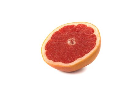 half grapefruit on a white backgroundのeditorial素材