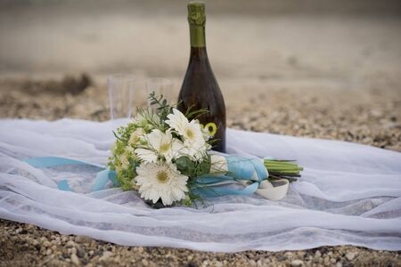 Stunning flowers for an exquisite weddingの写真素材