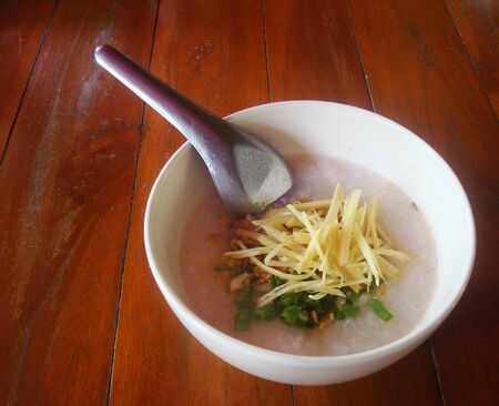 Rice, mush, thai, food in moring