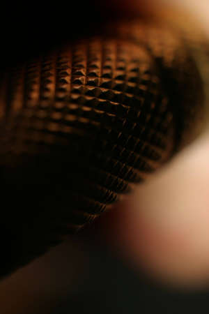 closeup of audio jack connector. With copy space, good as backgroundの写真素材