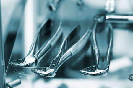 Dental equipment. Low DOF, special toned photo f/x, iso 200の写真素材