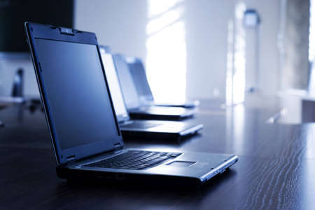 Laptops. Low DOF, special toned photo f/xの写真素材