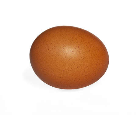 Egg on a white background