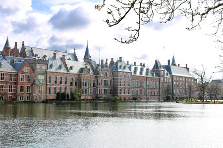 Binnenhof Palace in Den Haag,  Netherlands. Dutch Parliament buildingsの写真素材