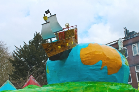 Annual Winter Carnival in Gorinchem. February 9, 2013, The Netherlandsのeditorial素材