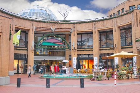Shopping center in dutch city of Eindhoven.のeditorial素材