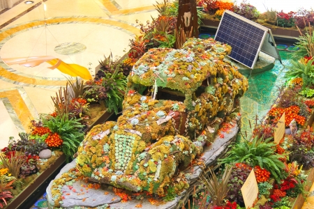 LAS VEGAS, NEVADA, USA - OCTOBER 20 : Inside of the Palazzo Hotel on October 20, 2013 in Las Vegas,  Palazzo opened on December 30, 2007. One of the most luxurious hotels in Las Vegasのeditorial素材