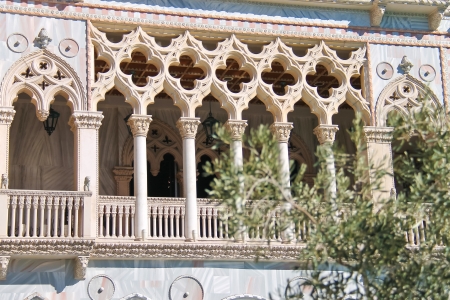 LAS VEGAS, NEVADA, USA - OCTOBER 20 :  Venetian  Hotel on October 20, 2013 in Las Vegas, The resort opened on May 3, 1999. One of the most luxurious hotels in Las Vegasのeditorial素材