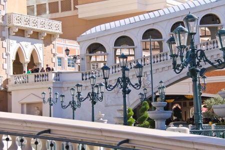 LAS VEGAS, NEVADA, USA - OCTOBER 20 :  Venetian  Hotel on October 20, 2013 in Las Vegas, The resort opened on May 3, 1999. One of the most luxurious hotels in Las Vegasのeditorial素材