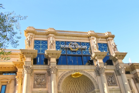 lLAS VEGAS, NEVADA, USA - OCTOBER 20 :  Mall "The Forum Shops" in Caesar's Palace   on October 20, 2013 in Las Vegas, Caesar's Palace hotel opened in 1966 and has a Roman Empire theme.のeditorial素材