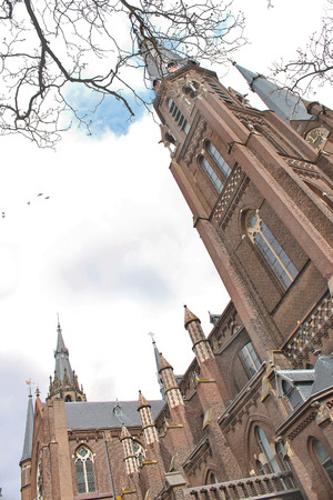 The  church in Delft in the Netherlands の写真素材