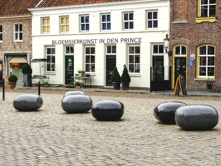 HEUSDEN,THE NETHERLANDS - FEBRUARY 18, 2012 : In the Dutch town of Heusden. The city is located in the province of North Brabantのeditorial素材