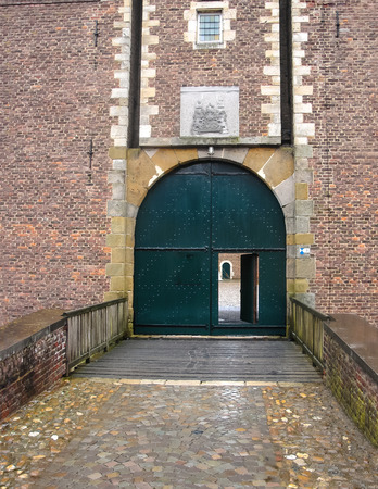 Kasteel Hoensbroek, one of the most famous Dutch castles. Heerlen. Netherlandsのeditorial素材