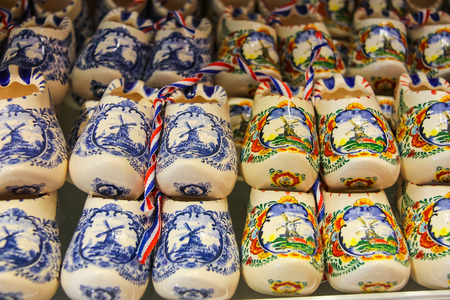 Amsterdam Schiphol, Netherlands - April 18, 2015: Sale of  gifts at the airport Amsterdam Schiphol, Netherlandsのeditorial素材