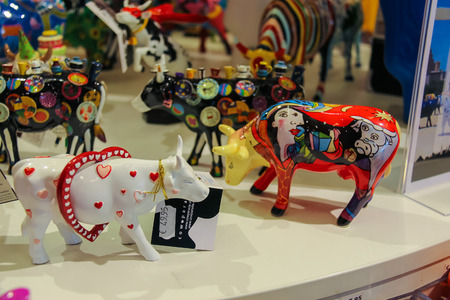 Amsterdam Schiphol, Netherlands - April 18, 2015: Sale of  gifts at the airport Amsterdam Schiphol, Netherlandsのeditorial素材