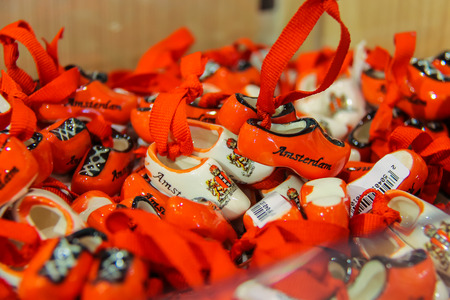 Amsterdam Schiphol, Netherlands - April 18, 2015: Sale of  gifts at the airport Amsterdam Schiphol, Netherlandsのeditorial素材