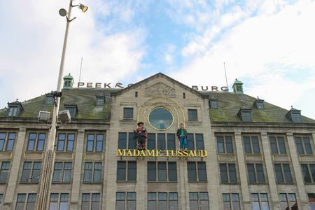 Amsterdam, the Netherlands - October 03, 2015: Madame Tussauds museum in historic city centreのeditorial素材