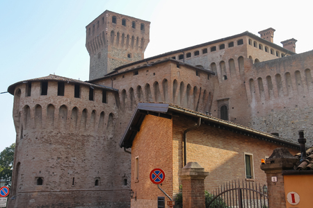 Impressive ancient fortress in Vignola, Italyのeditorial素材