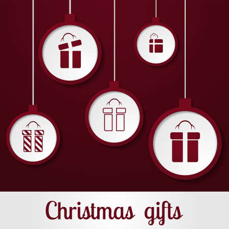 Christmas giftsのイラスト素材