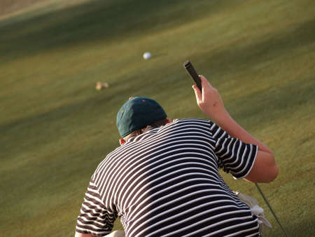 Reading the Greenの写真素材