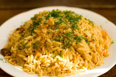 fried rice with meat