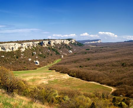 mountain landscape. Crimea, Ukraineの写真素材