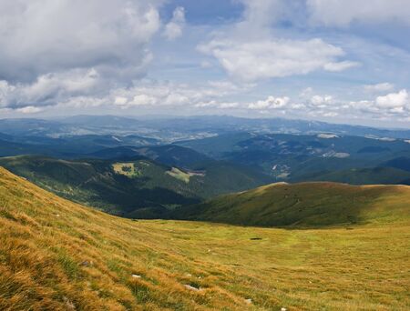 Mountain view. Karpaty, Ukraineの写真素材