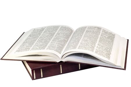 two opened books closeupの写真素材