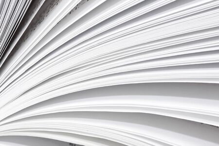 Close up book pages background の写真素材