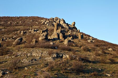 Demerdzhi mountain hills  Crimea, Ukraineの写真素材