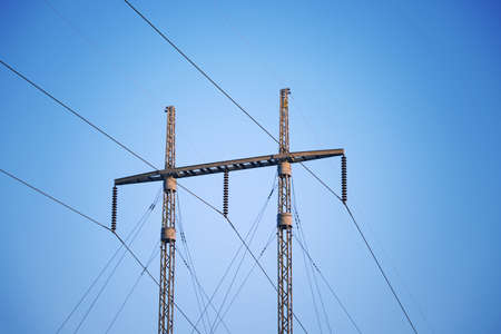 Electricity power lineの写真素材