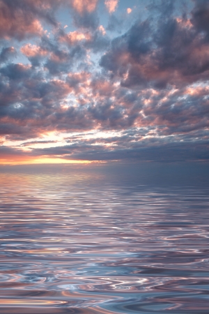 Sunrise seascapeの写真素材